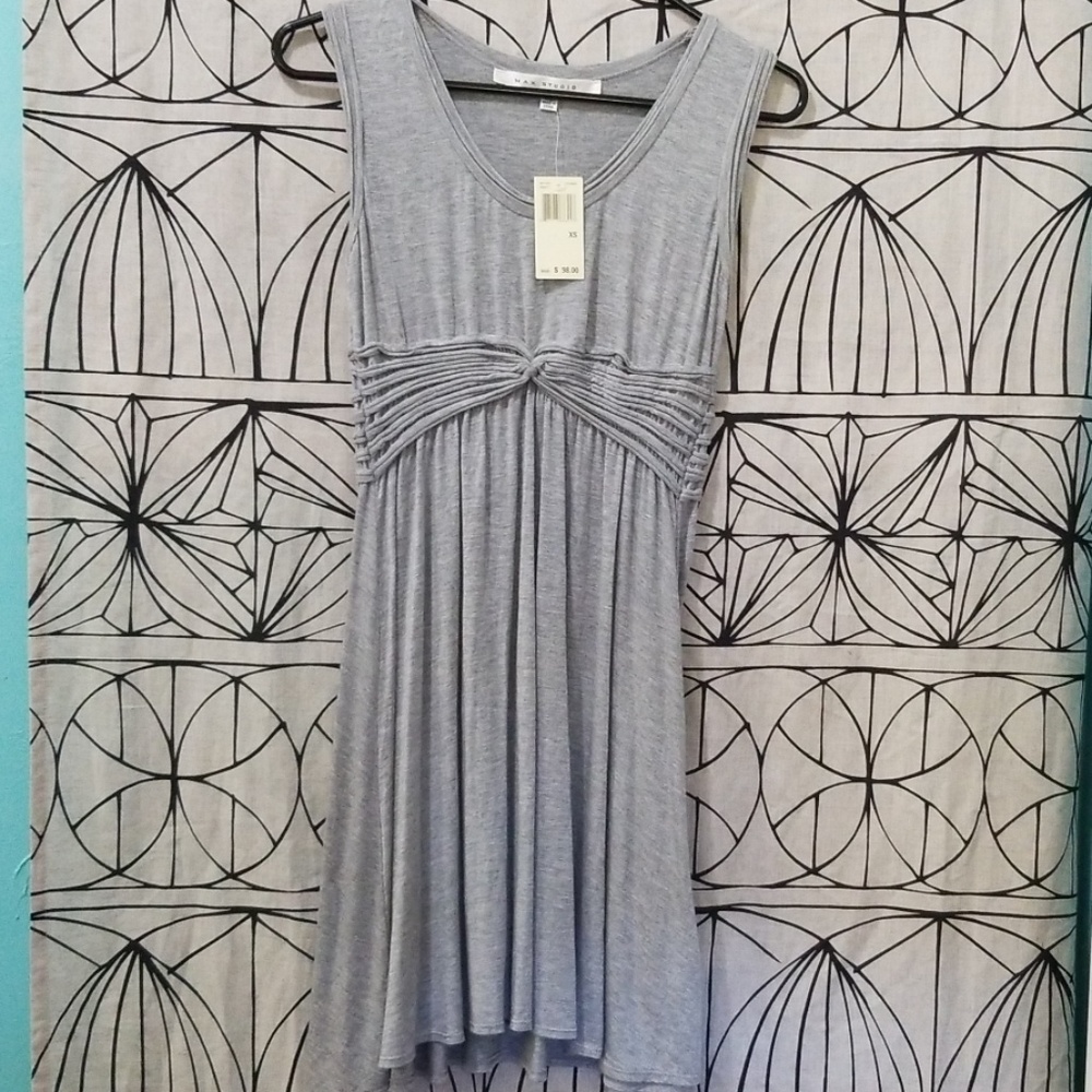 MAX STUDIO Gray Mini Dress
